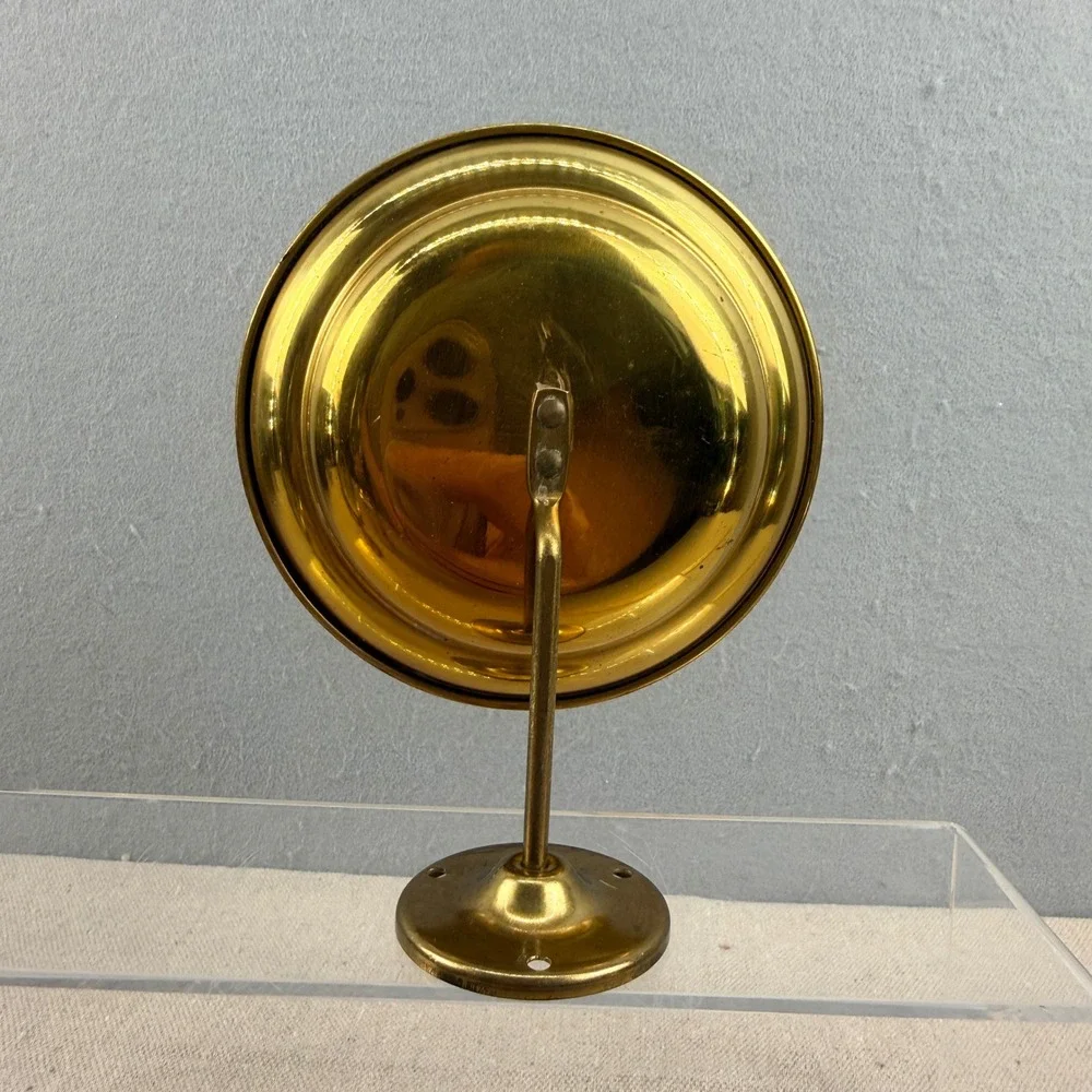 Vintage DHR Den Haan Rotterdam Brass Gimbaled Nautical Oil Lamp Made in Holland